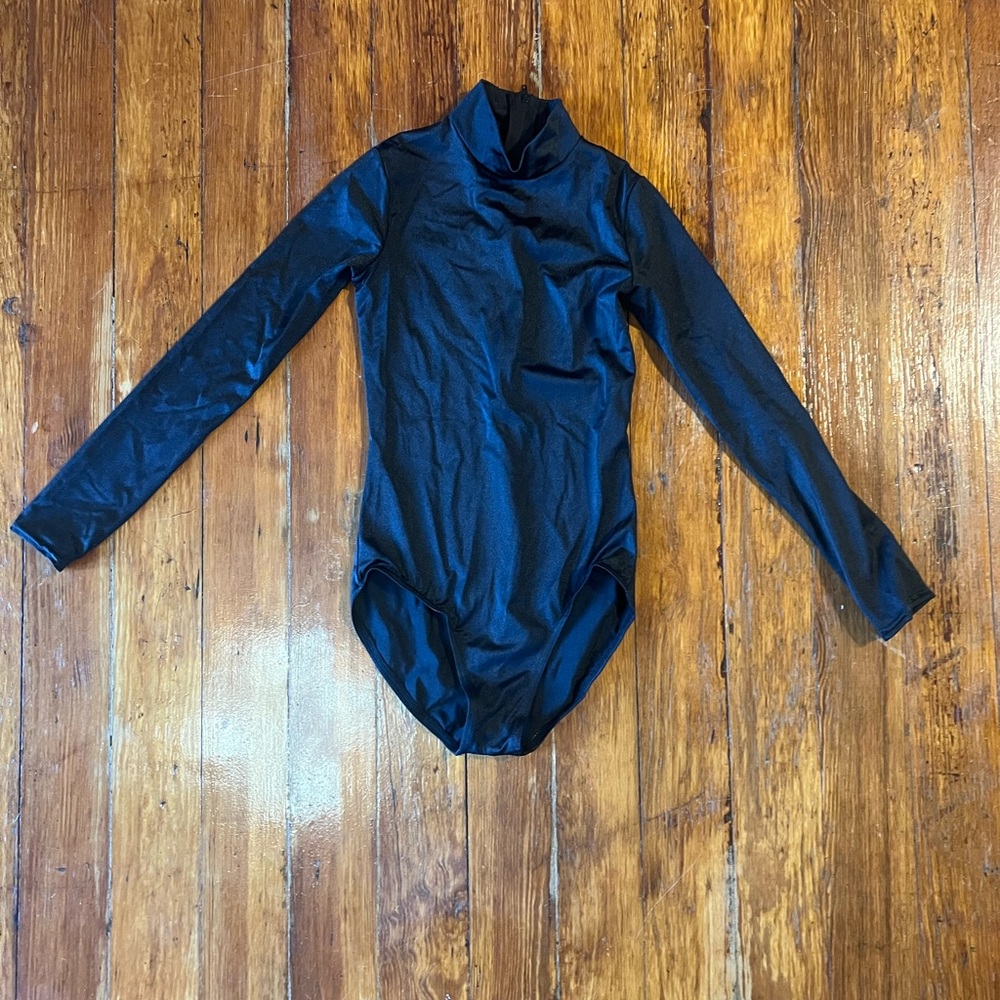Weissman Elegant Black Bodysuit